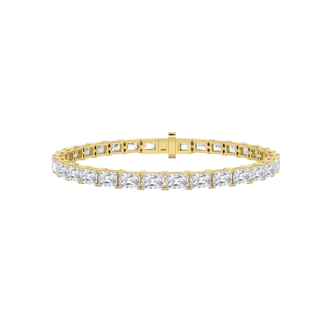 14KY 5ctw Lab Diamond Tennis Bracelet