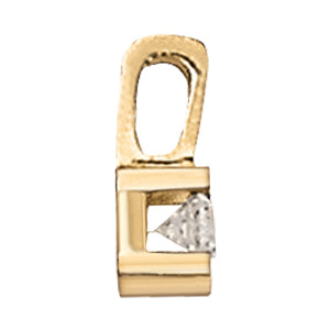 1 CT Lab Diamond 14K White Gold Pendant
