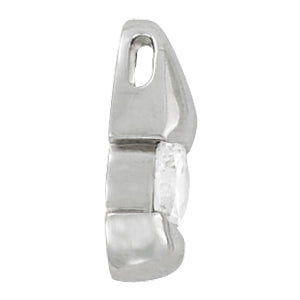 18K White Gold 0.5CT Lab Diamond Pendant