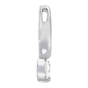 18K White Gold 0.5CT Lab Diamond Pendant