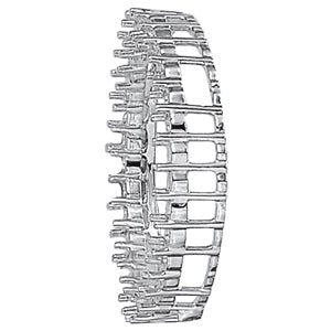 18K White Gold Diamond Circle Pendant