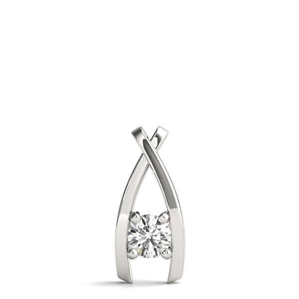 Platinum White 0.33ct Lab Diamond Pendant