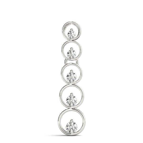 Platinum Diamond Journey Pendant