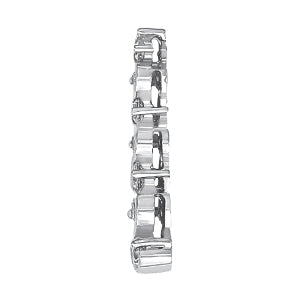 White Platinum Lab Diamond Journey Pendant