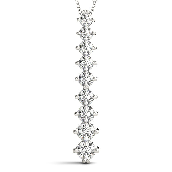 Platinum Lab Diamond Journey Pendant