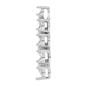 14K White Gold Lab Diamond Journey Pendant
