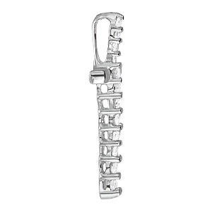 Platinum Diamond Religious Cross Pendant