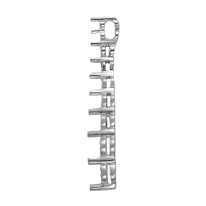 14K White Gold Diamond Journey Pendant