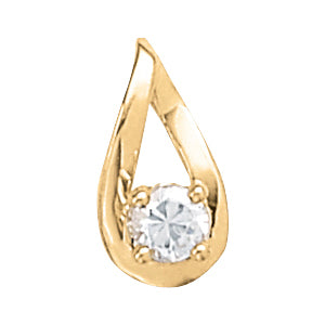 White 14K Gold 0.25 CT Diamond Stud Earrings