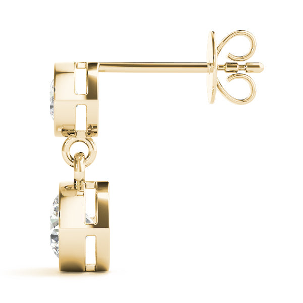 1/4 ct tw Lab Diamond Earrings Single Stone