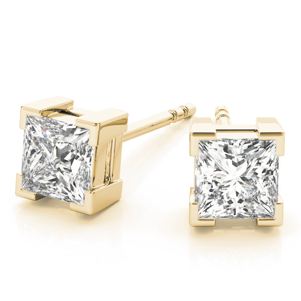 EARRINGS SINGLE STONE Complete per pair.