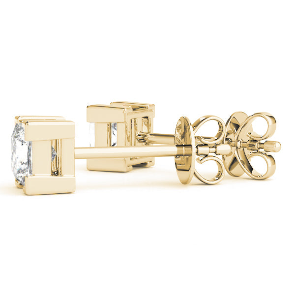EARRINGS SINGLE STONE Complete per pair.