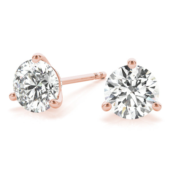 EARRINGS SINGLE STONE Complete per pair.