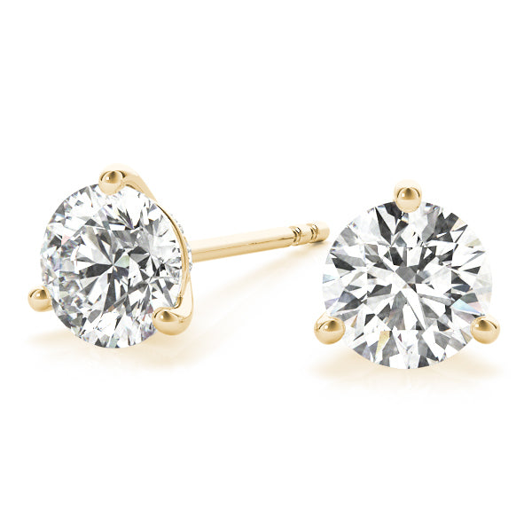 EARRINGS SINGLE STONE Complete per pair.