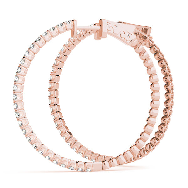 EARRINGS HOOP EARRINGS VAULT LOCK Complete per pair.