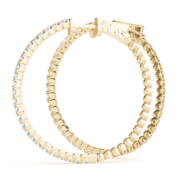 EARRINGS HOOP EARRINGS VAULT LOCK Complete per pair.