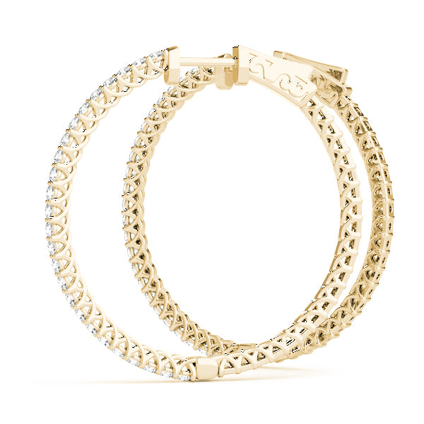 EARRINGS HOOP EARRINGS VAULT LOCK Complete per pair.