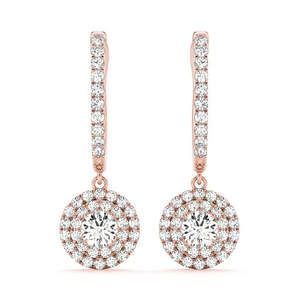 EARRINGS HALO Complete per pair.