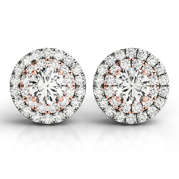 ROUND CENTER ROUND HALO Complete per pair.