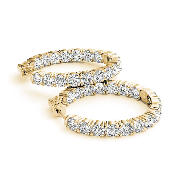 .8 INCH 4 PRONG ROUND HOOP Complete per pair.