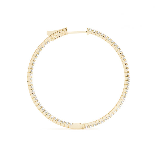 .75 INCH 4 PRONG ROUND HOOP Complete per pair.