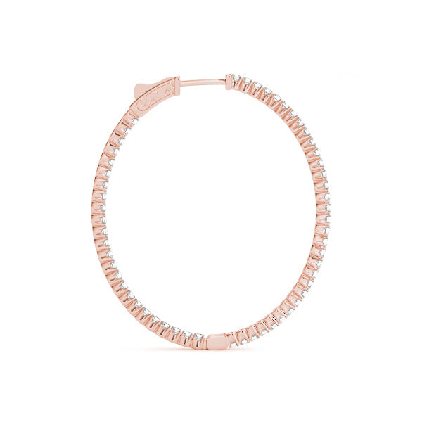 1.5 INCH 4 PRONG OVAL HOOP Complete per pair.