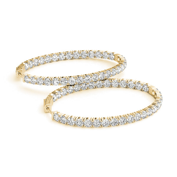 1.2 INCH 4 PRONG OVAL HOOP Complete per pair.