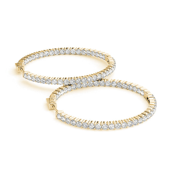 .9 INCH 2 PRONG ROUND HOOP Complete per pair.