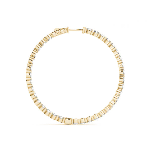 1 INCH 1 PRONG ROUND HOOP Complete per pair.