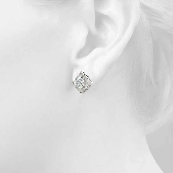 5/8 ct tw Lab Diamond Fashion Earrings