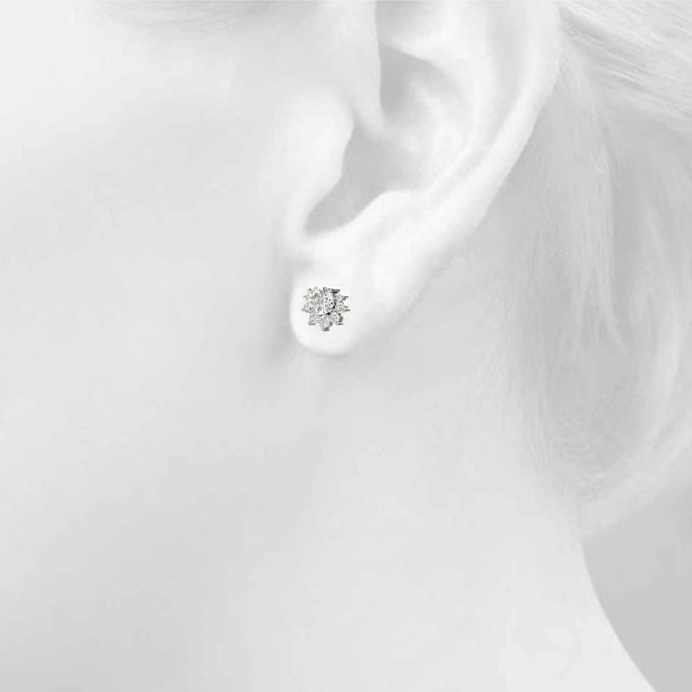 1/3 ct tw Lab Diamond Fashion Earrings