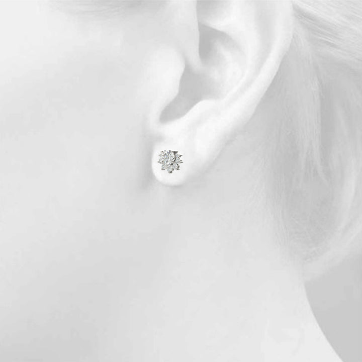 1/3 ct tw Lab Diamond Fashion Earrings