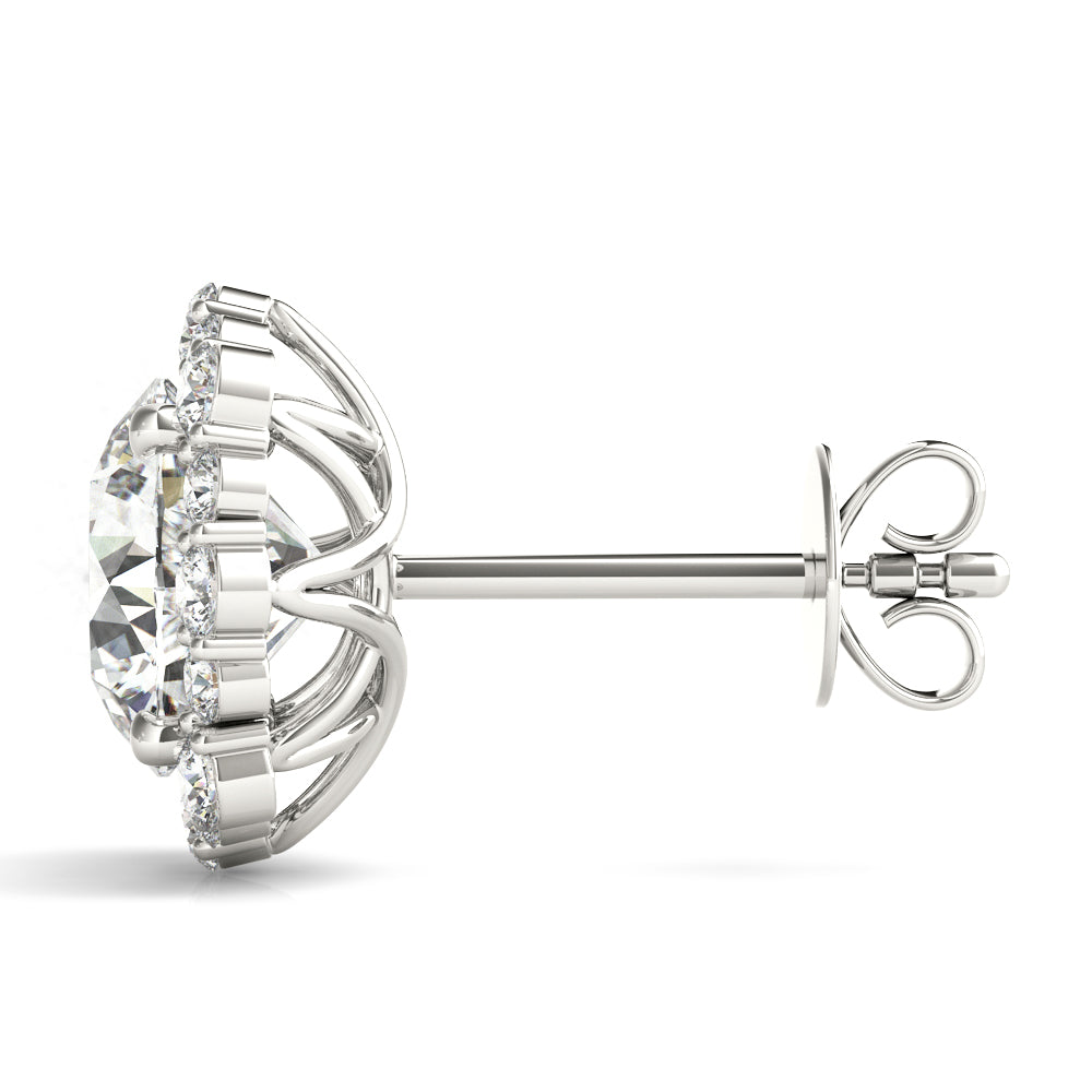1 1/2 ct tw Lab Diamond Fashion Earrings