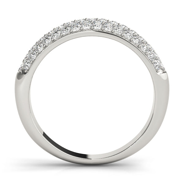 1/2 ct tw Lab Diamond Wedding Bands Pave