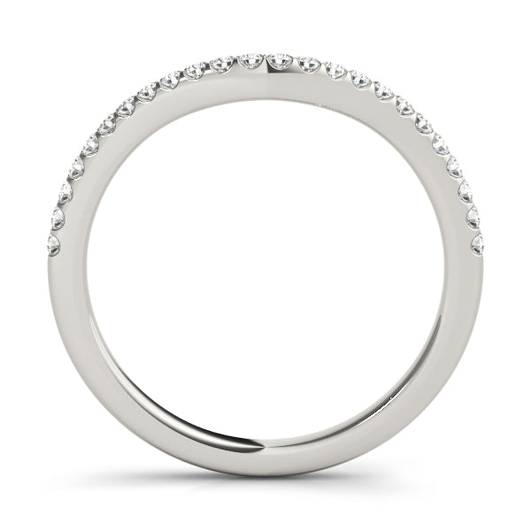 1/6 ct tw Lab Diamond Wedding Bands Prong Set
