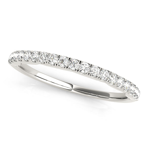1/3 ct tw Lab Diamond Wedding Bands Prong Set
