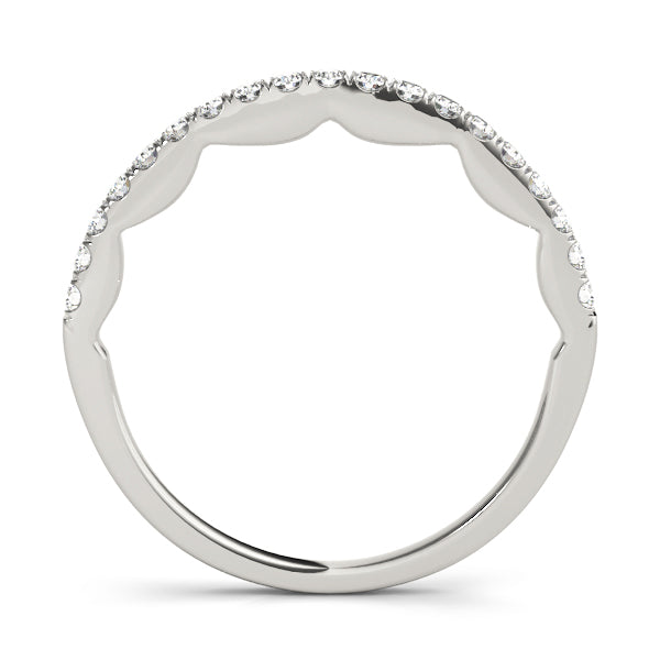1/3 ct tw Lab Diamond Wedding Bands Prong Set