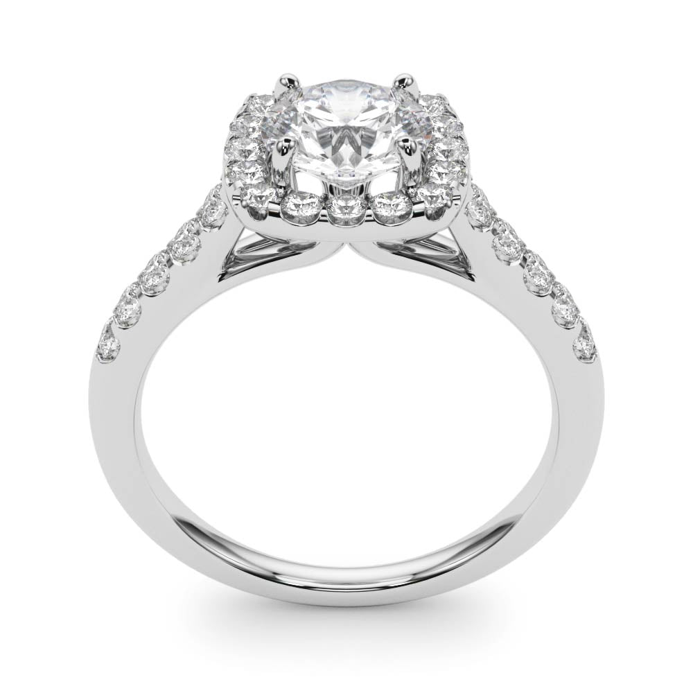 2 ct tw Lab Diamond Engagement Rings Halo Round