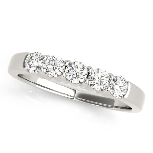 1 ct tw Lab Diamond Wedding Bands Prong Set