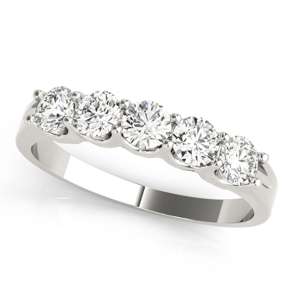 1 ct tw Lab Diamond Wedding Bands Prong Set