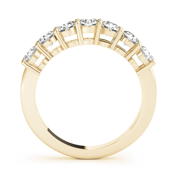 8 STONE WEDDING BAND