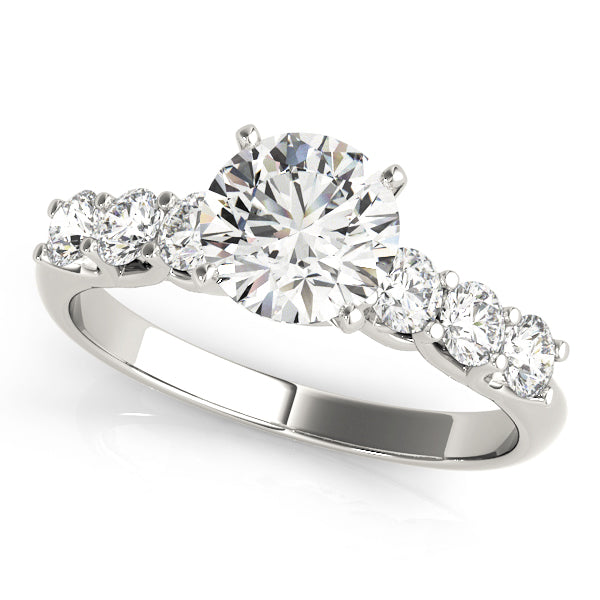 1/3 ct tw Lab Diamond Engagement Rings Single Row Prong Set