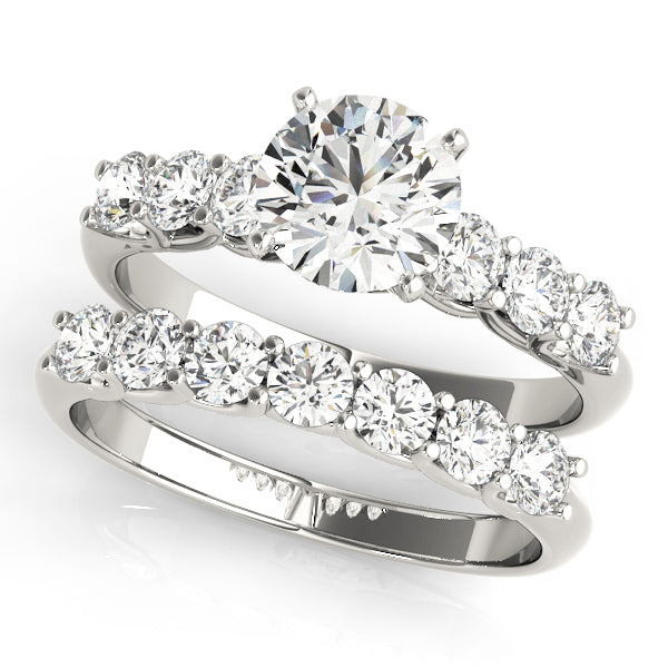1/3 ct tw Lab Diamond Engagement Rings Single Row Prong Set