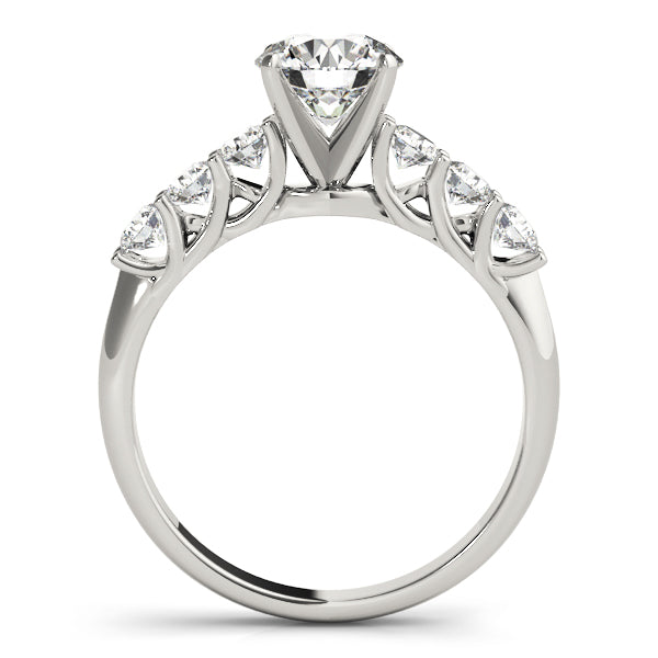 1/3 ct tw Lab Diamond Engagement Rings Single Row Prong Set