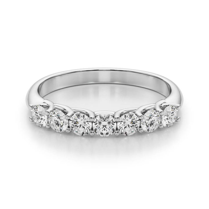 1/3 ct tw Lab Diamond Wedding Bands Prong Set