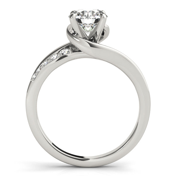 1/4 ct tw Lab Diamond Engagement Rings Bypass