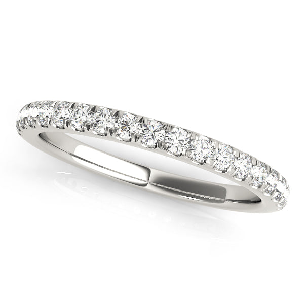 1/4 ct tw Lab Diamond Wedding Bands Prong Set