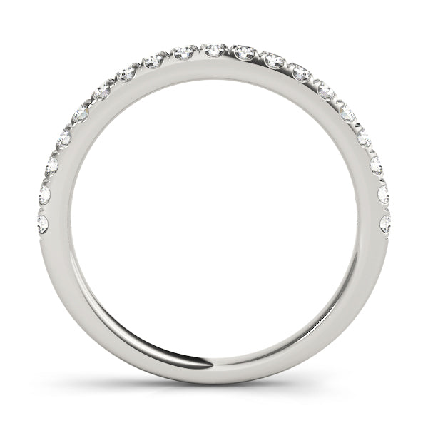 1/4 ct tw Lab Diamond Wedding Bands Prong Set