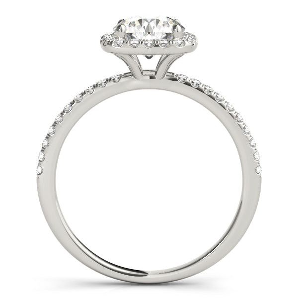 1 3/4 ct tw Lab Diamond Engagement Rings Halo Round