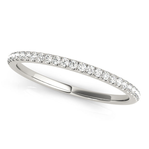1/8 ct tw Lab Diamond Wedding Bands Prong Set